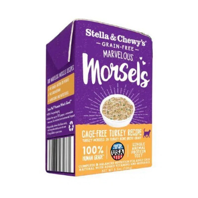 buy Stella-and-Chewys-Marvelous-Morsels-Cage-Free-Turkey-For-Cats