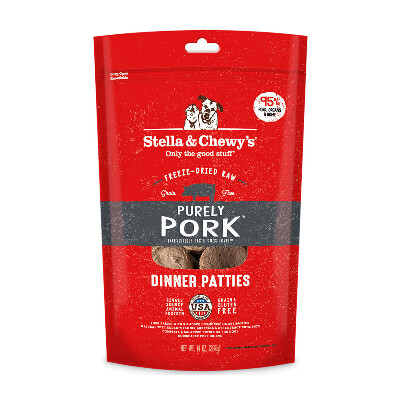 buy Stella-and-Chewys-Purely-Pork-Freeze-Dried-Raw-Dog-Food