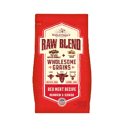 buy Stella-and-Chewys-Raw-Blend-Wholesome-Grain-Red-Meat-Dog-Food