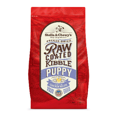 buy Stella-and-Chewys-Raw-Coated-Chicken-Kibble-Puppy-Food