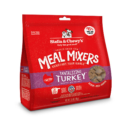 buy Stella-and-Chewys-Raw-Freeze-Dried-Tantalizing-Turkey-Meal-Mixers-Dog-Food
