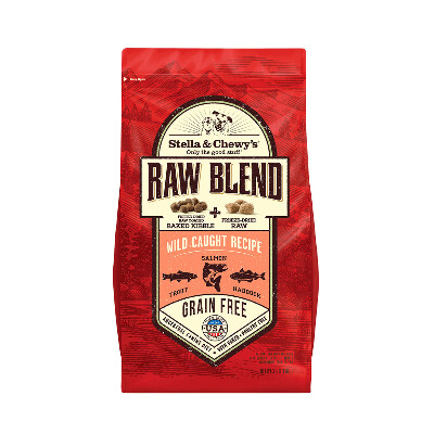 buy Stella-and-Chewys-Wild-Caught-Raw-Blend-Kibble-Dog-Food