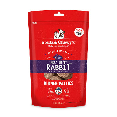 buy Stella-and-Chewys-Rabbit-Freeze-Dried-Raw-Dog-Food