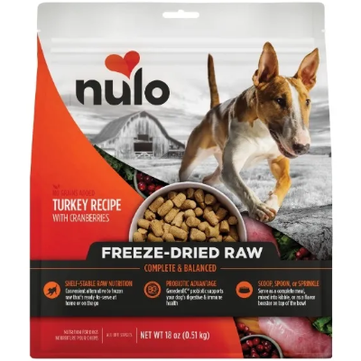 Nulo FreeStyle Freeze-Dried Raw Turkey and Cranberries Dog Food
