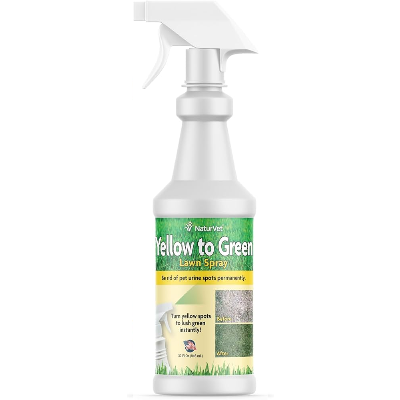NaturVet GrassSaver Yellow to Green Lawn Spray