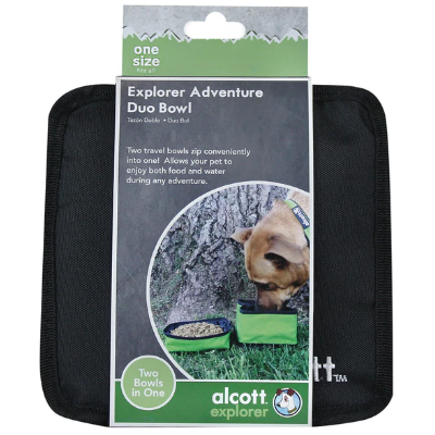 Alcott Explorer Duo Dog Bowl