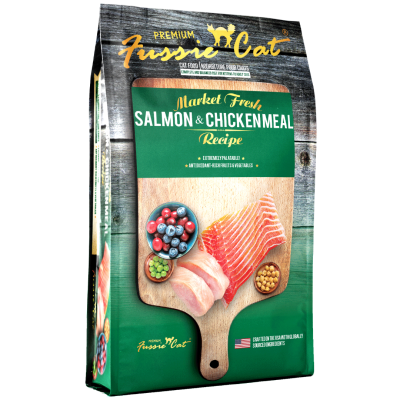 Fussie Cat Market Fresh Grain Free Salmon and Chicken Cat Food