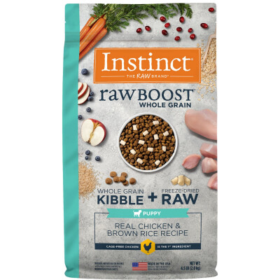 Instinct Raw Boost Chicken and Rice Puppy Dog Food 4 5 lb