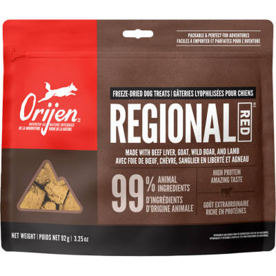 Orijen regional red freeze dried sales dog food