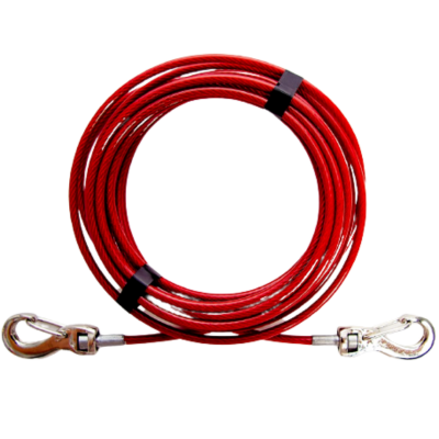 Long dog store tie out cable