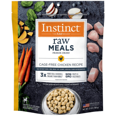 Instinct Raw Meals Chicken Freeze Dried Dog Food Canadian Pet Connection