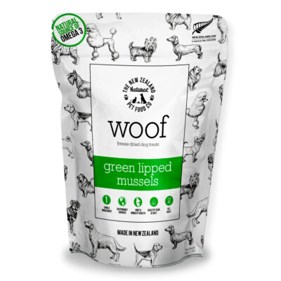 The New Zealand Natural Pet Food Co Green Lipped Mussels Dog Treats