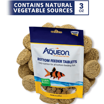 Aqueon Algae Rounds Bottom Feeder Tablets Fish Food