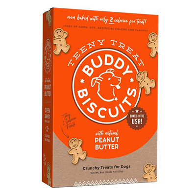Cloud Star Buddy Biscuits Teeny Treat Oven Baked Peanut Butter Dog Treats