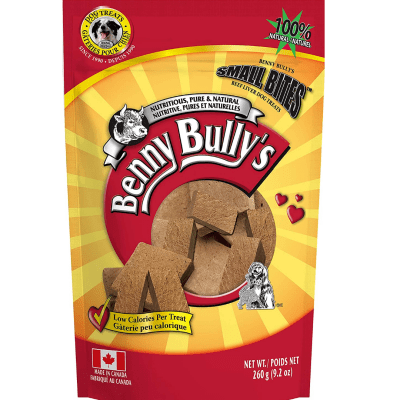 Benny Bully's Liver Chops Small Bites Dog Treats
