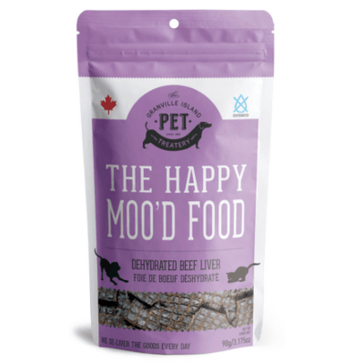 Granville Island Pet Treatery Happy MooD Food Dehydrated Beef Liver Dog Treats