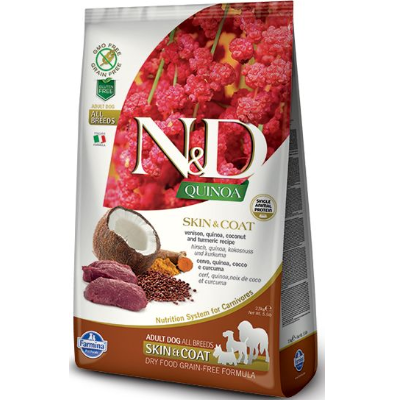 Farmina Pet Foods N&D Venison and Quinoa Skin and Coat Dog Food