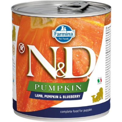 Farmina Pet Foods N&D Pumpkin, Lamb and Blueberry Canned Puppy Food