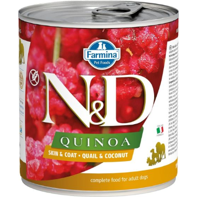 Farmina Pet Foods N&D Quinoa and Quail Skin and Coat Canned Dog Food