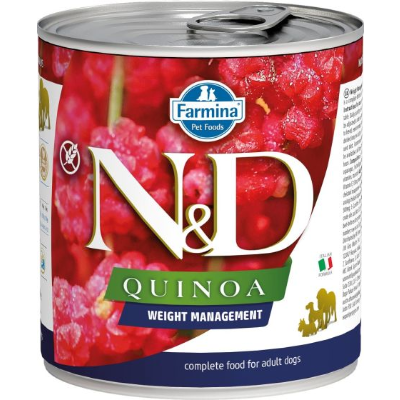 Farmina Pet Foods N&D Quinoa and Lamb Weight Management Canned Dog Food