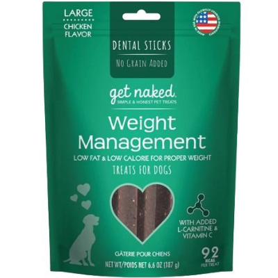 NPIC Get Naked Weight Management Grain Free Dental Stick Dog Treats Canadian Pet Connection