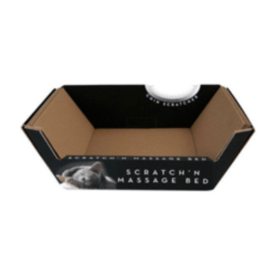 Scratch n massage deals cat bed