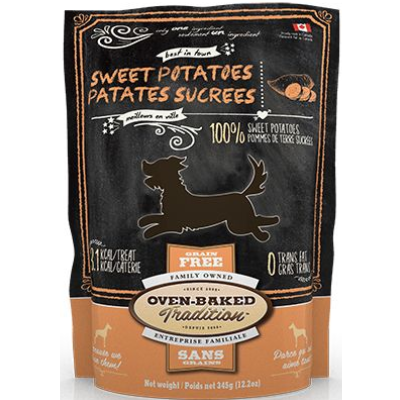 Oven Baked Tradition Dehydrated Sweet Potato Slices Dog Treats