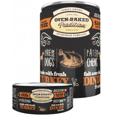 Oven Baked Tradition Grain-Free Turkey Pate Adult Canned Dog Food