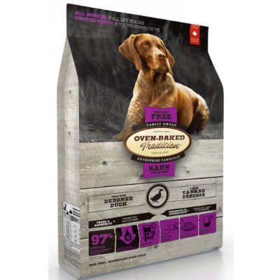 Oven Baked Tradition Grain Free Duck Dog Food Canadian Pet Connection