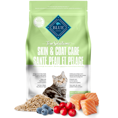 Blue True Solutions Skin and Coat Care Salmon Adult Cat Food