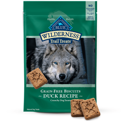 Blue Wilderness Grain Free Duck Biscuits Dog Treats