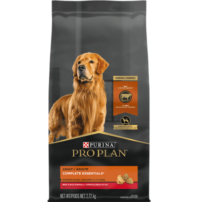 Purina Pro Plan Complete Essentials Beef and Rice Shredded Blend Dog Food Canadian Pet Connection