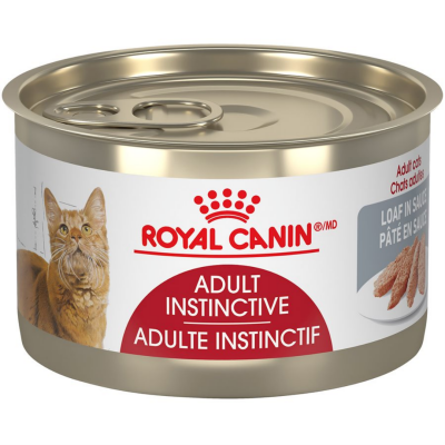 Royal Canin Feline Health Nutrition Adult Instinctive Loaf in Sauce Canned Cat Food