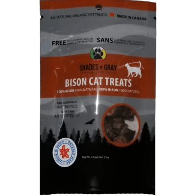 Shades of Gray Dehydrated Bison Cat Treats Canadian Pet Connection