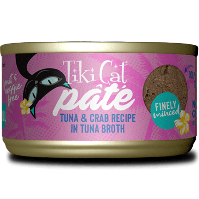 Tiki Cat Tuna and Crab Pate Canned Cat Food