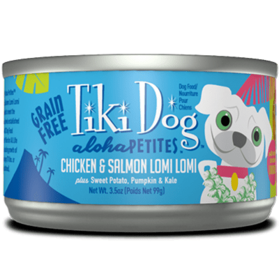 Tiki Dog Aloha Petites Chicken and Salmon Lomi Lomi Small Breed Canned Dog Food