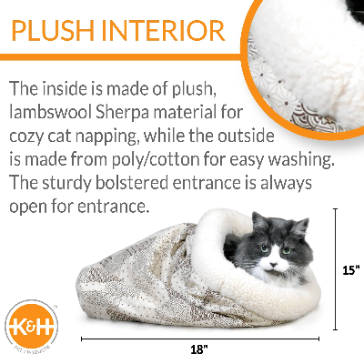 Crinkle sales cat bed