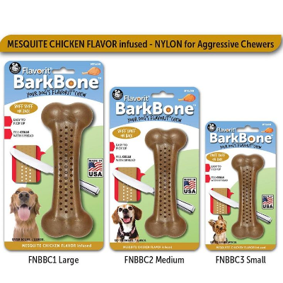 Pet Qwerks Flavorit Nylon Chicken Infused Dog Bone