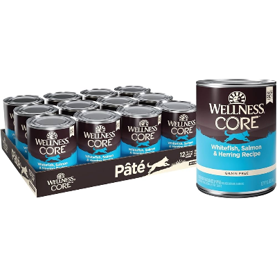 Wellness Core Whitefish Salmon and Herring Canned Dog Food