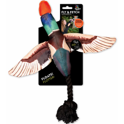 Spunky Pup Fly and Fetch Duck Dog Toy Canadian Pet Connection