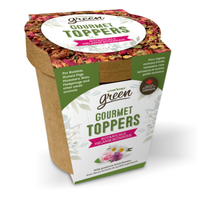 Living World Botanicals Green Gourmet Toppers for Small Animals
