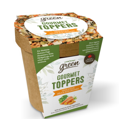 Living World Vegilicious Green Gourmet Toppers for Small Animals