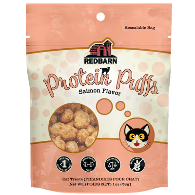 Redbarn Salmon Protein Puffs Grain Free Cat Treats