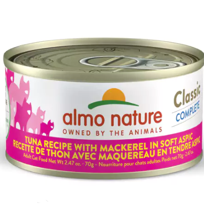 Almo Nature Classic Complete Tuna with Mackerel Canned Cat Food Canadian Pet Connection