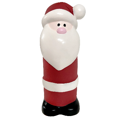 FouFIT Holiday Santa Cuddle Cruncher Dog Toy Canadian Pet Connection