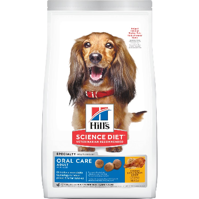 Hill's Science Diet Oral Care Chicken, Rice, and Barley Adult Dog Food ...