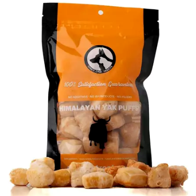 Only One Treats Himalayan Yak Snak Puffs Dog Treats