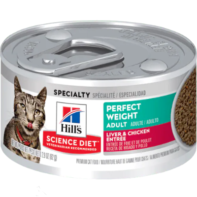Science diet cat perfect sales weight