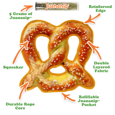 Dog pretzel toy online