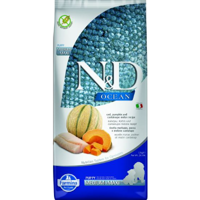 Farmina Cod, Cantaloupe & Pumpkin Med/Maxi Puppy Food